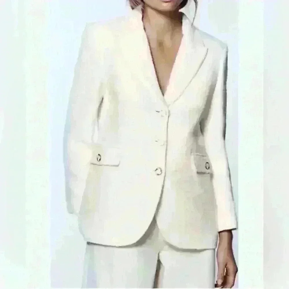 Nwot Zara Textured Blazer